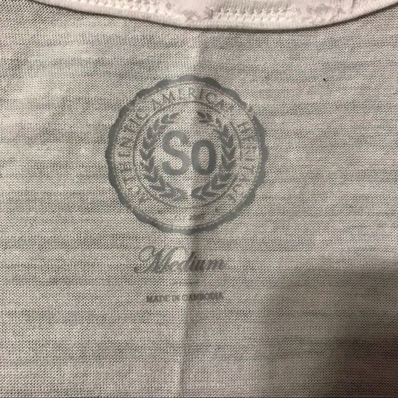 Women’s SO Striped Tank Top- Medium - Picture 3 of 6